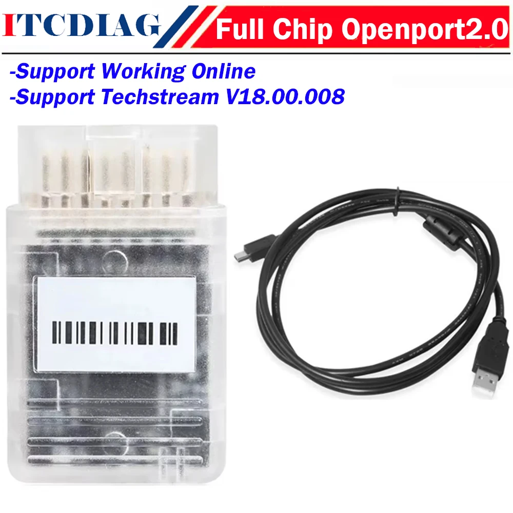 Best Quality Full Chip Tactrix Openport 2.0 J2534 PassThru With ECU FLASH Excellent Tactrix Auto Chip Tuning Tool