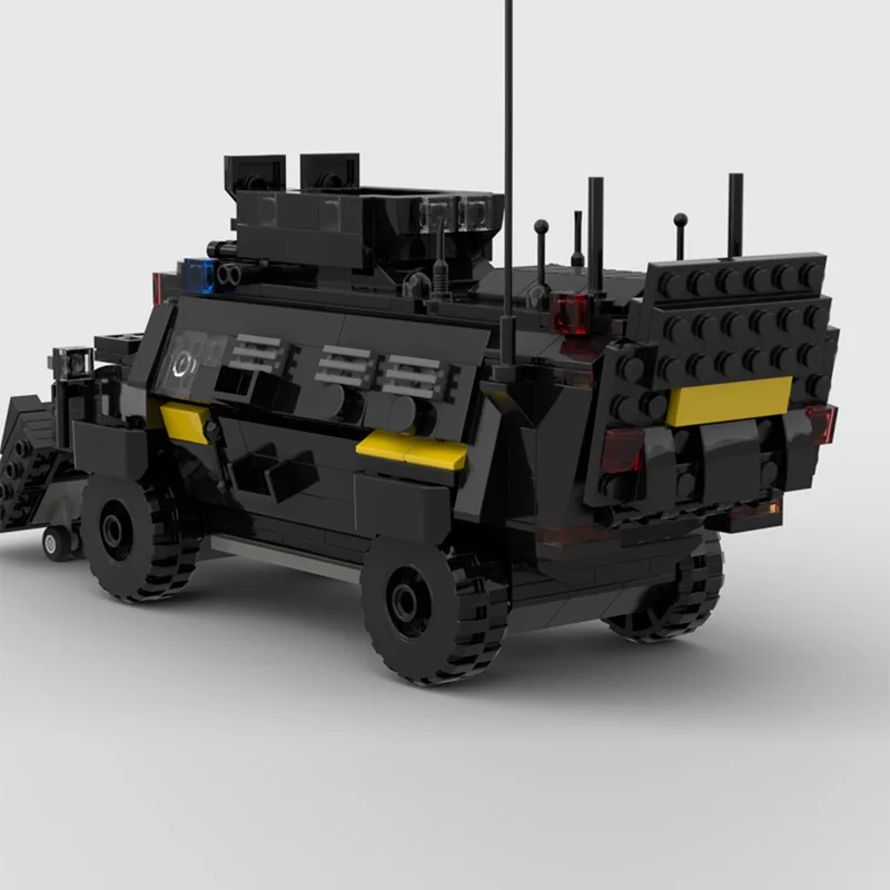 S5 Gepantserd personeelsdrager Model MOC Bouwstenen Oorlogsuitrusting Modulaire technologie Geschenken Vakantie Monteer kinderen Speelgoedpak