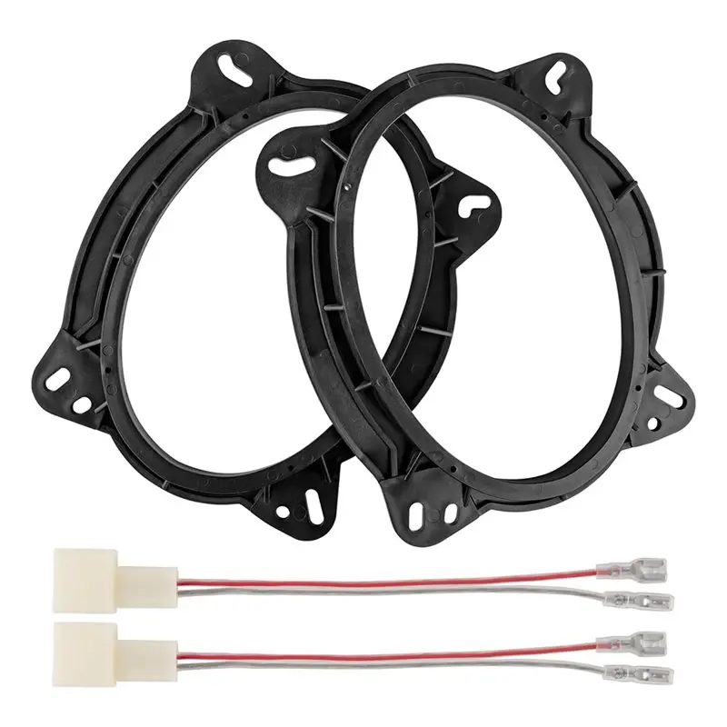 [B24B!】 Speaker Mount Brackets 1 Pair, 6X9 Inch Speaker Spacer Adapter Kit With Wiring Harness Door For TOYOTA For LEXUS