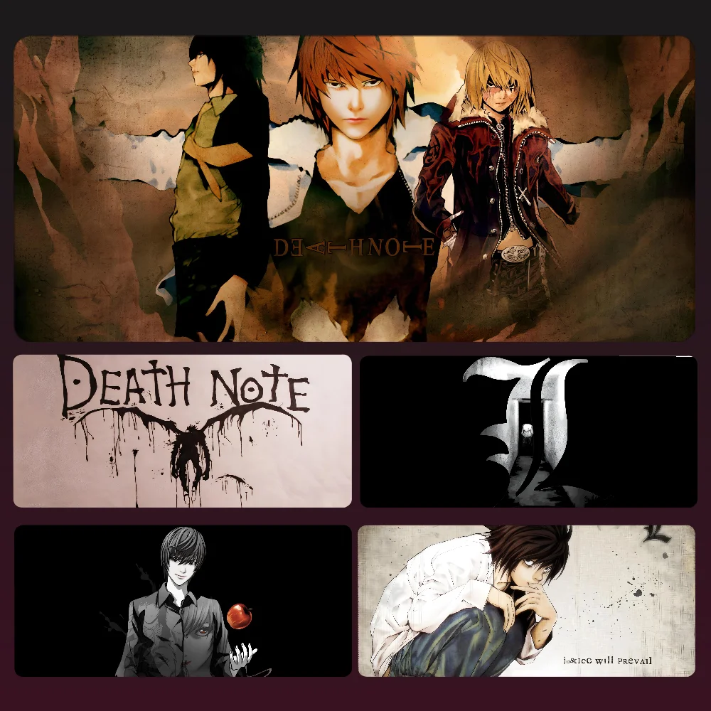 

Japan Anime D-Death Note Mousepad Mouse Mat Desk Mat With Pad Gaming Accessories Prime Gaming XXL Keyboard Pad