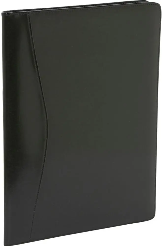 

Premium Leather Portfolio with Note Pad and Folder, Professional Organizer for Business