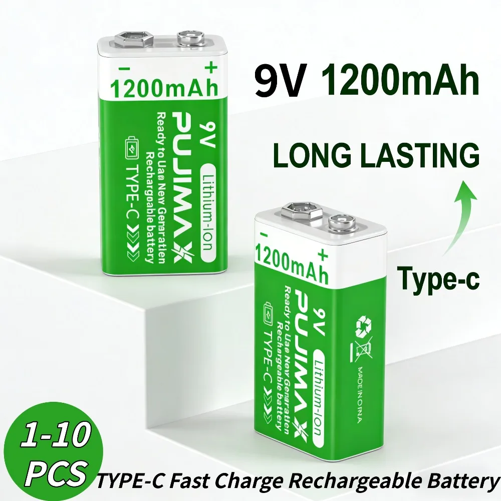 Rechargeable 9V Lit…