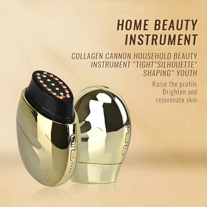 Ultrasonic Anti-aging Beauty Machine EMS Firming Lifting Facial Repair Collagen Massage Instrument Fade Fine Lines Beauty Tools