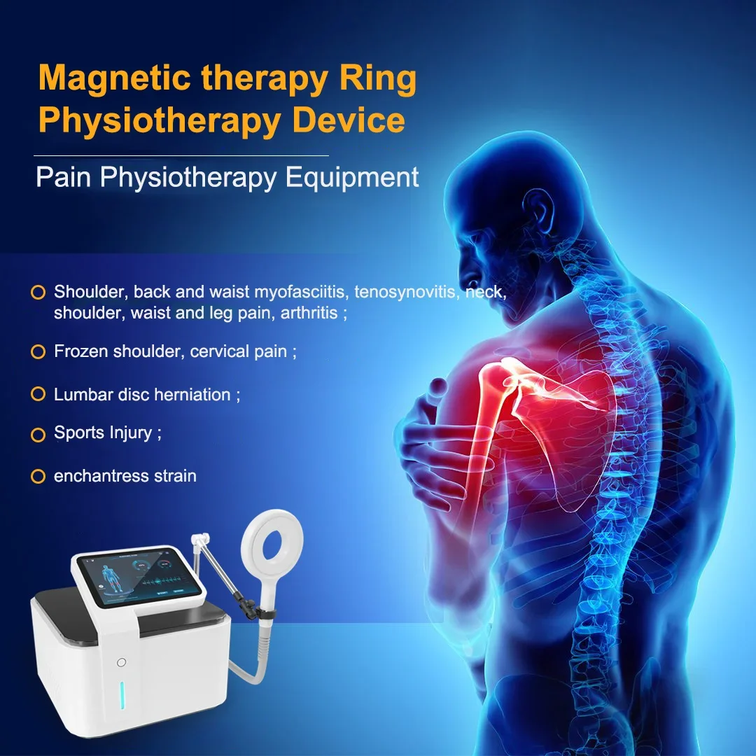 Sports magnetoterapia Medical Electromagnetic emtt physio pulse field magneto magnetic pulse therapy machine ring magnetotherapy