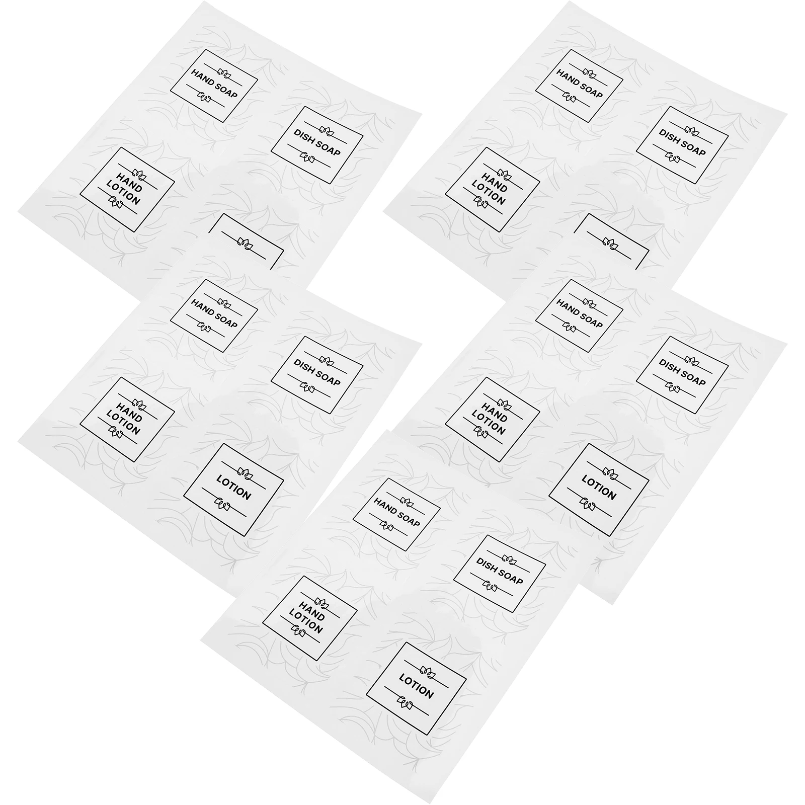 

Waterproof Labels Bathroom Shampoo Bottle Labels Self Adhesive Sticker Dispenser Tags Kitchen Supplies Oil Proof Washable