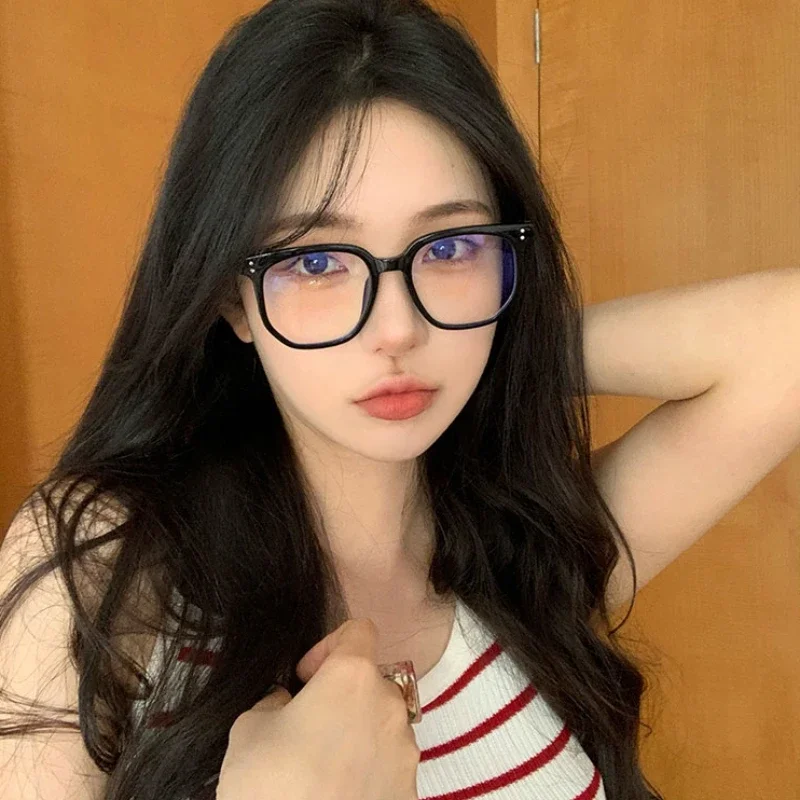 Vinage مكافحة نظارات الضوء الأزرق الرجال الكمبيوتر النساء النظارات موضة البصرية إطار عادي نظارات شفافة حجب النظارات