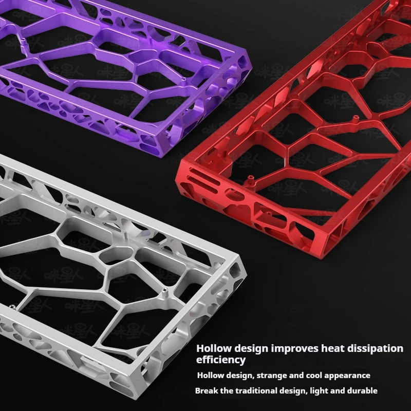 Wooting 60HE GH60 Holy60 Hollow Aluminum Keyboard Case Shell 60% Keys Layouts For Mad 60he Raven61 Aula Win60 GT60 Keyboard