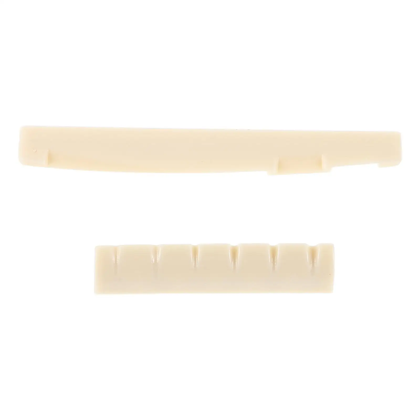 

2Pcs Guitar String Nut Saddle Bridge Replacement Parts Accessories Kit Acoustic Electric Bass Classical Guitar Nut Pins Washers