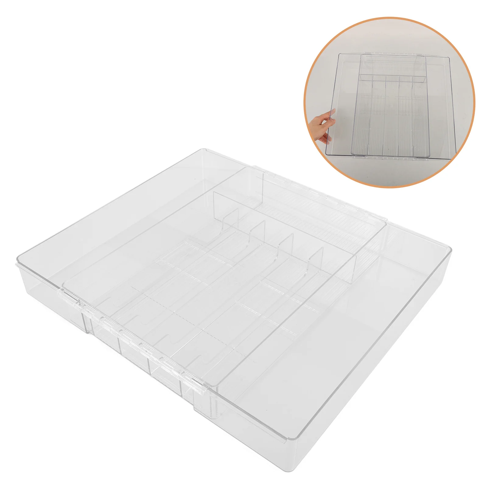 

Expandable Cutlery Tray Silverware Organizer For Drawer Kitchen Utensil Storage Compartment Drawer Organizer Adjustable