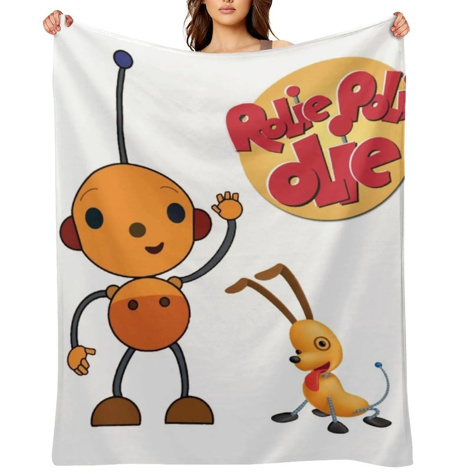

Best Saller - Rolie polie olie Throw Blanket Plush Flannel Fabric for babies Comforter Blankets