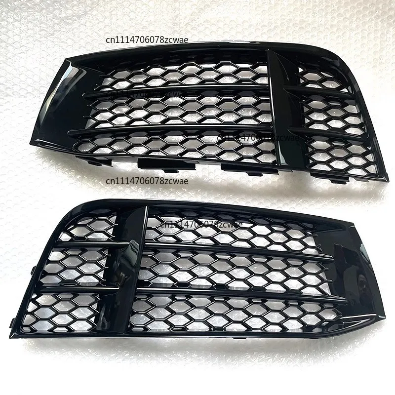 For Audi A5 S5 RS5 B8.5  2008-2016 fog light frame  bumper fog light grille bright black frame 8T0807681