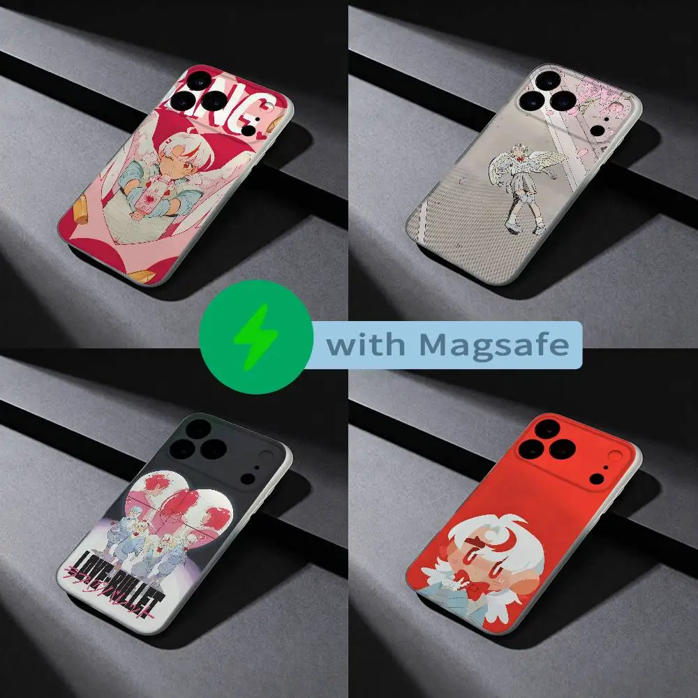 

Love Bullet Kanna Phone Case For iPhone 17,16,15,14,13,12,X,XS,Pro,Max,Plus,E,Air,Mini with Magsafe Magnetic Frosted Clear