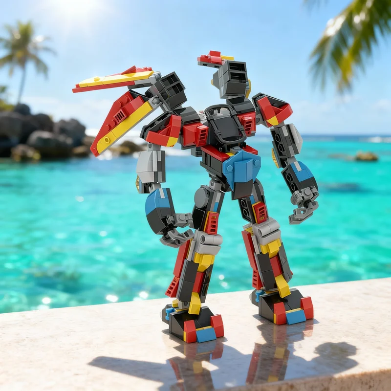 

329pcs MOC Space Super Duper Mech 1 Theme Model Building Blocks Construction Toy Idea Education Christmas Gift Brick Kids