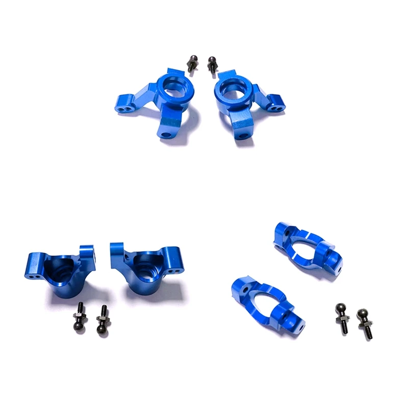 

New Metal Upgrade Parts Kit Caster Block Steering Blocks Suspension Arm For Traxxas Latrax Teton 1/18 RC Car Parts Accessories