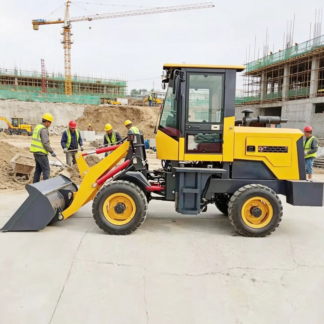 Customized Compact Micro Mini Loader Wheel Loader Small Front End Loader Earth Moving Machine Farm Garden Cheap Price