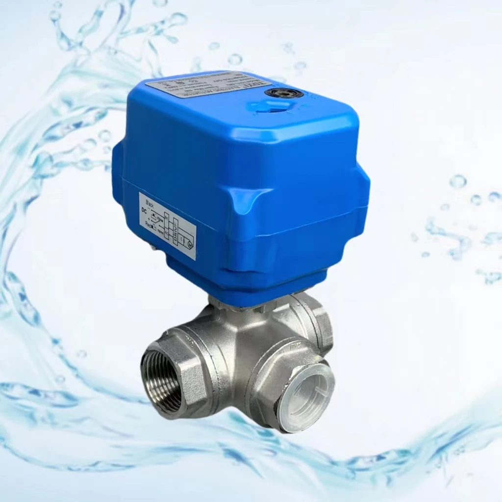 

DC9v 12v 24v Stainless Steel Motorized Ball Valve 2 Wire Normally Closed 3/4" DN20 Agricultural Irrigation Control Water Valve