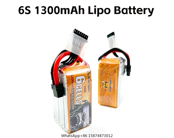 

DarwinFPV 6S 1300mAh Lipo bat tery