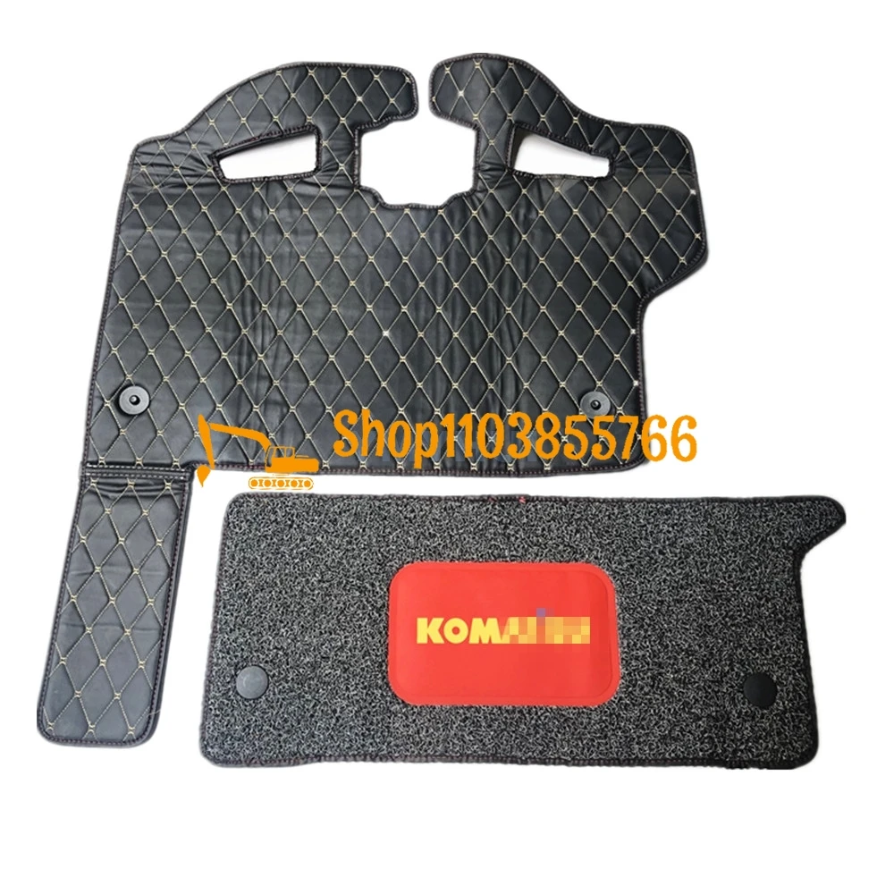 

Коврик для кабины экскаватора Komatsu PC200/210/240/300/360-7-8, коврик для ног, коврик для ног, напольный клей, высококачественные аксессуары для экскаваторов