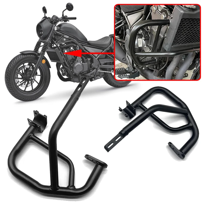 Fit For Honda Rebel CMX 300 500 2017-2022 2023 2024 Engine Guard Crash Bar Frame Protector CMX500 CMX300 Motorcycle Accessories