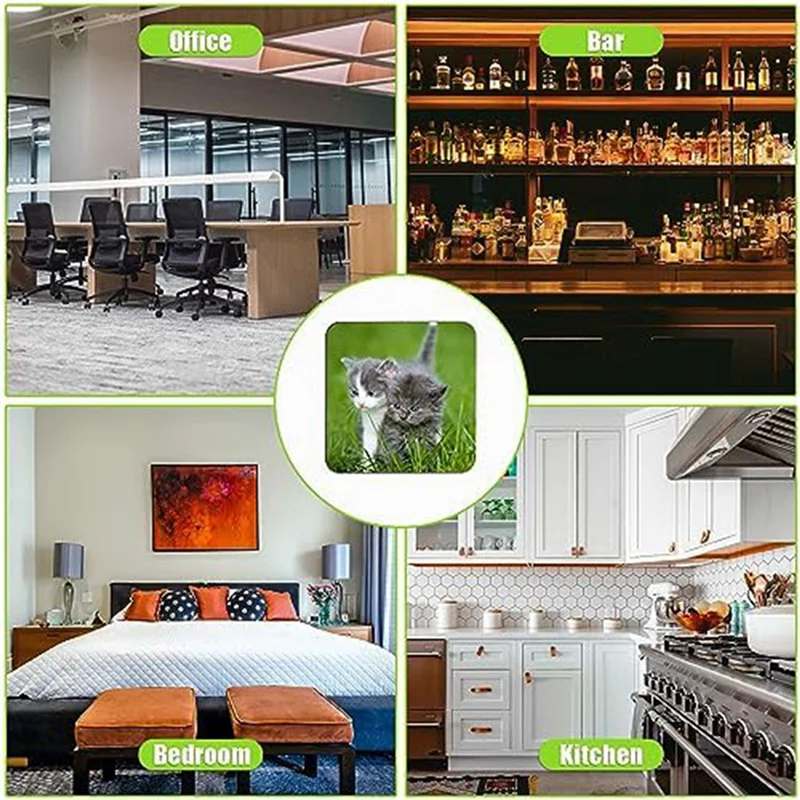 ABGE-40 PCS Sublimation Coasters Blank MDF Cork Backed Heat Transfer Coasters For DIY Painting Art Crafts, 3.9 X 3.9 Inches