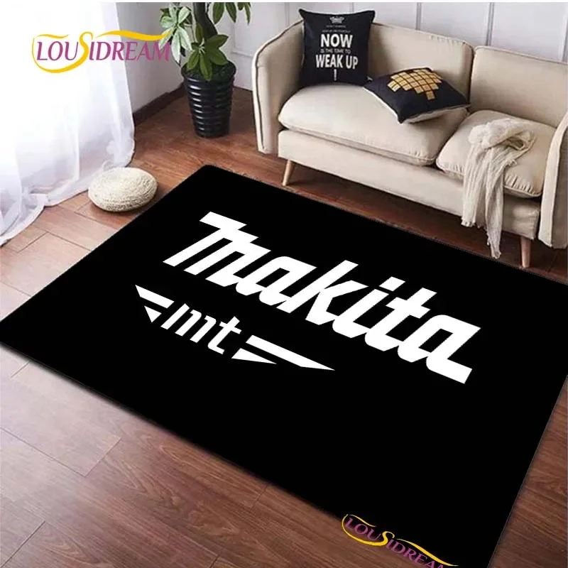 Mat M-Makita Power Tool Carpet for Living Room Bedroom decor Yoga Area Rug Kitchen Door Un-slip Floor Mat Alfombra Birthday gift