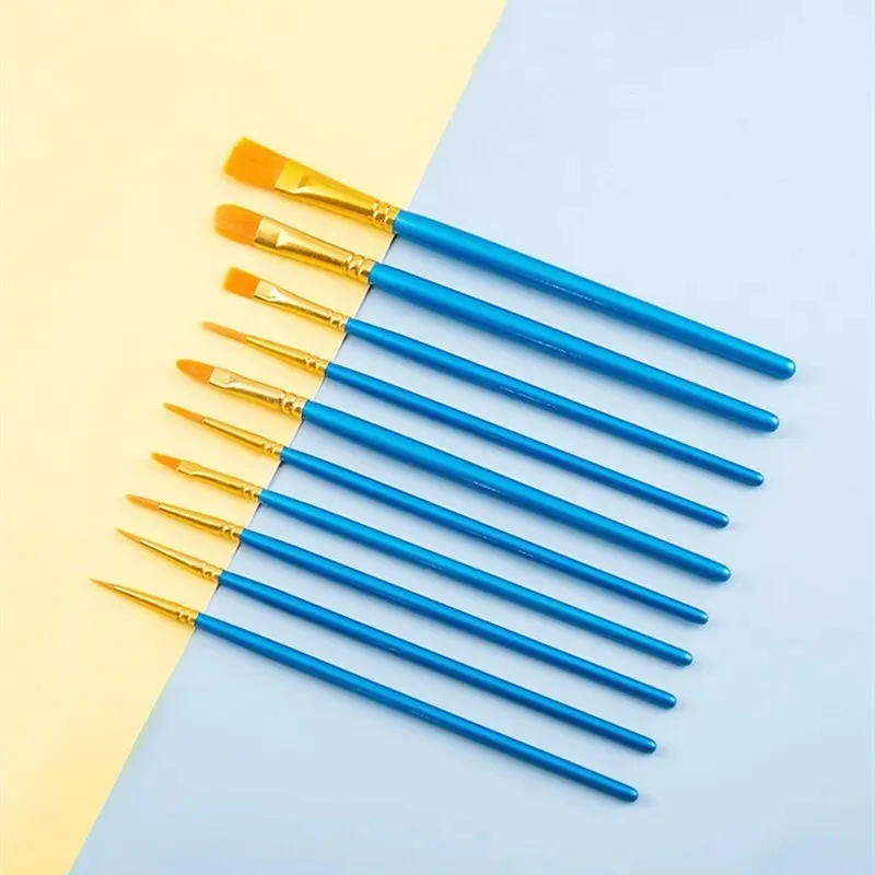 ZHONGBO10pcs Paint Brushes Set Painting Art Brush For Acrylic Oil Watercolor Artist Professional Kits