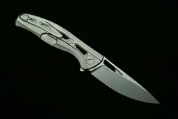 LEMIFSHE Oso CDX F7 Mark cuchillo plegable M390 titanio