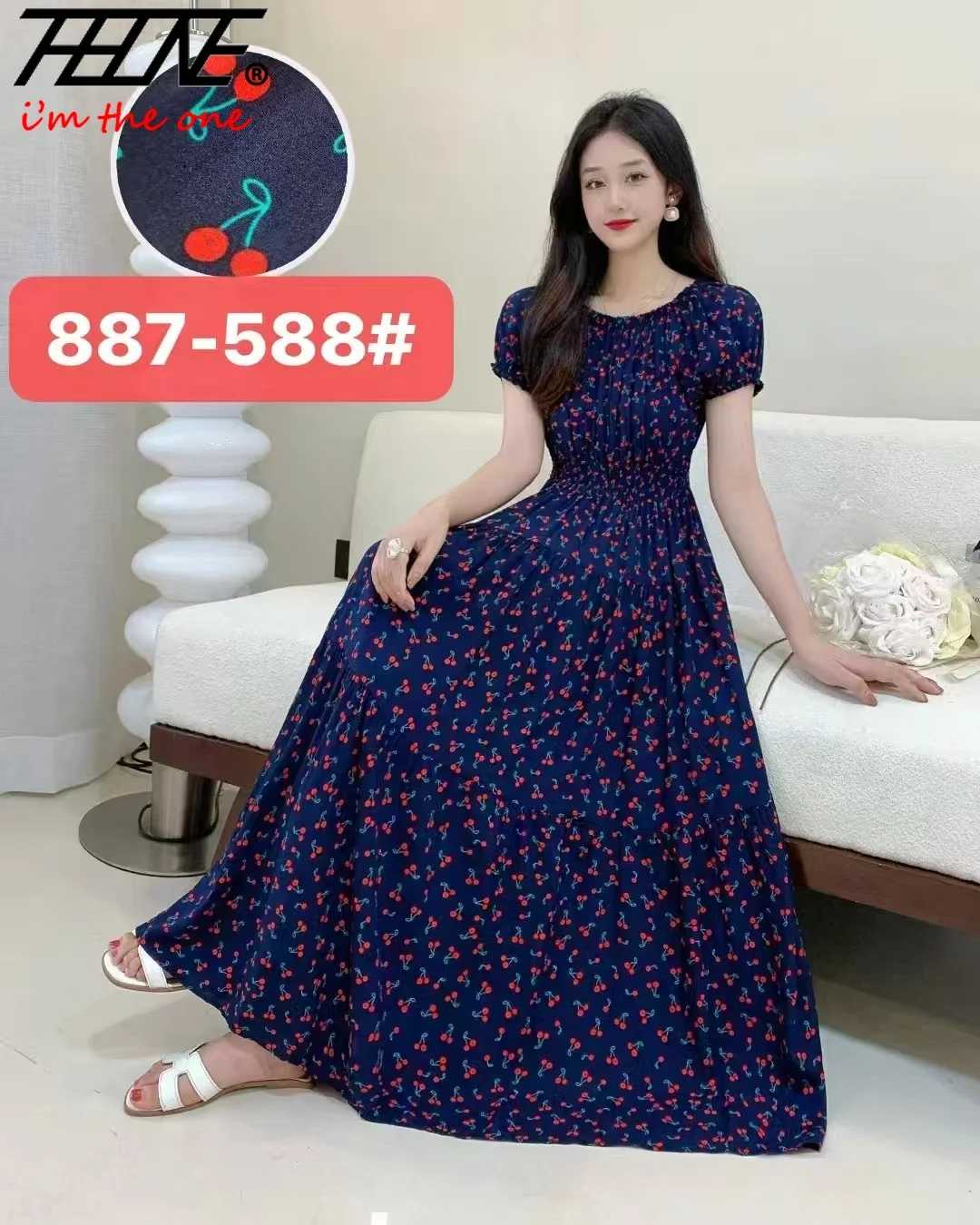 Long Maxi Dress Women Clothing Spring Summer Bohemian Holiday Beach Korean Style Floral Vintage Slim Vestidos Robe Dresses Boho