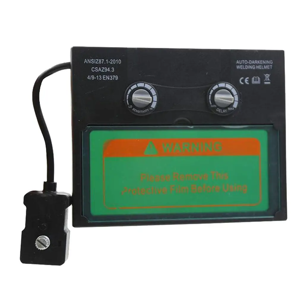 Welding Helmet Len Auto Darkening Goggles Filter LCD Shade Panel for Safety Cap Welding Surface Integrated Mask