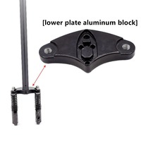 Black connecting buckle of electric scooter with shock absorption can be used for connecting buckle of small motorcycle