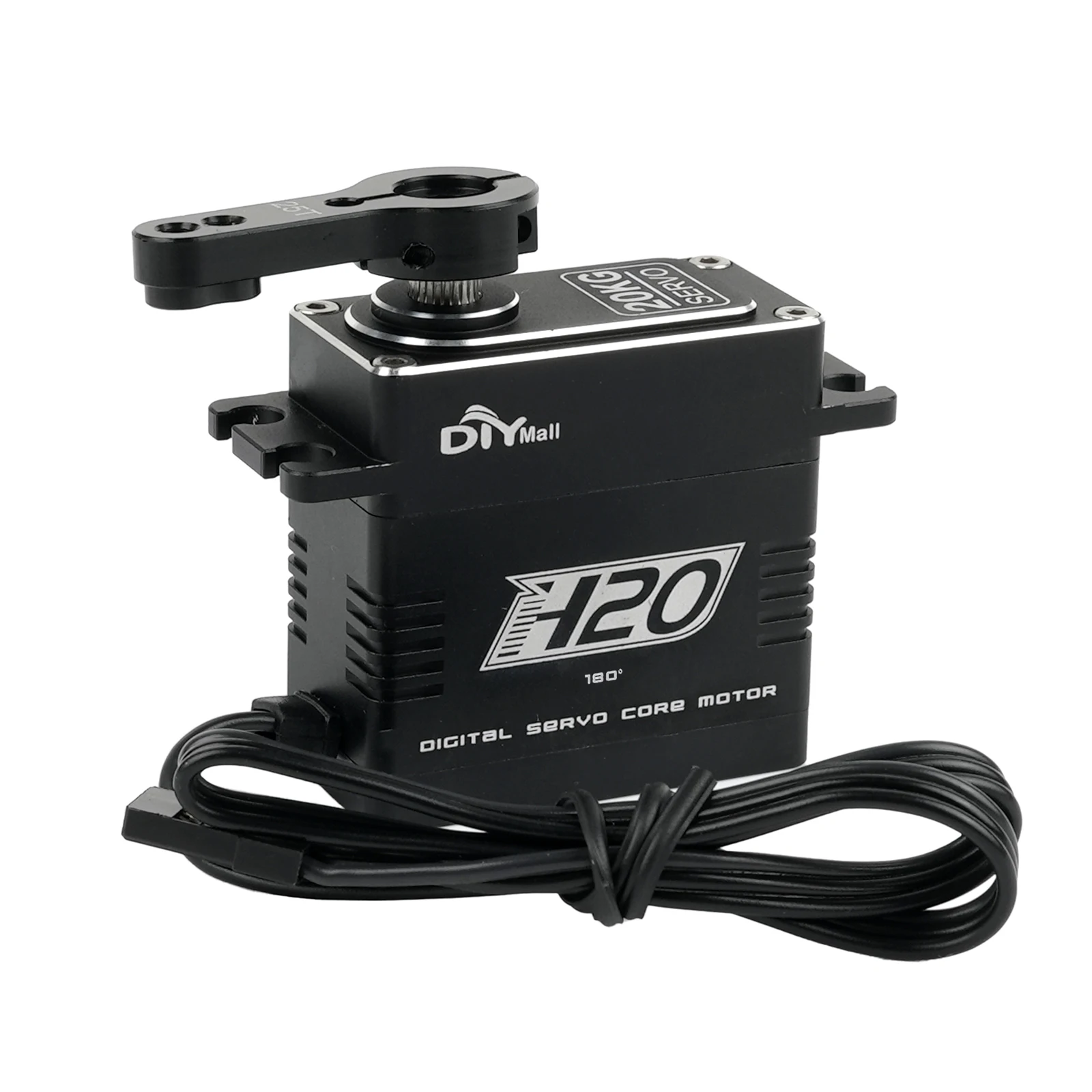 BLS-H20 Metal Digital Servo Core Motor Metal Gear 20KG 180/270/360 grados para 1/8 1/10 1/12 RC coche helicóptero Robot