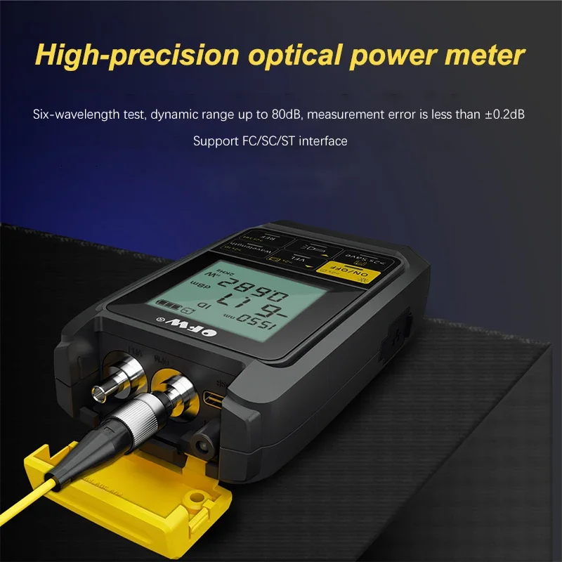 High quality mini 4 in 1 optical power meter FTTH optical network cable test tester visual fault locator
