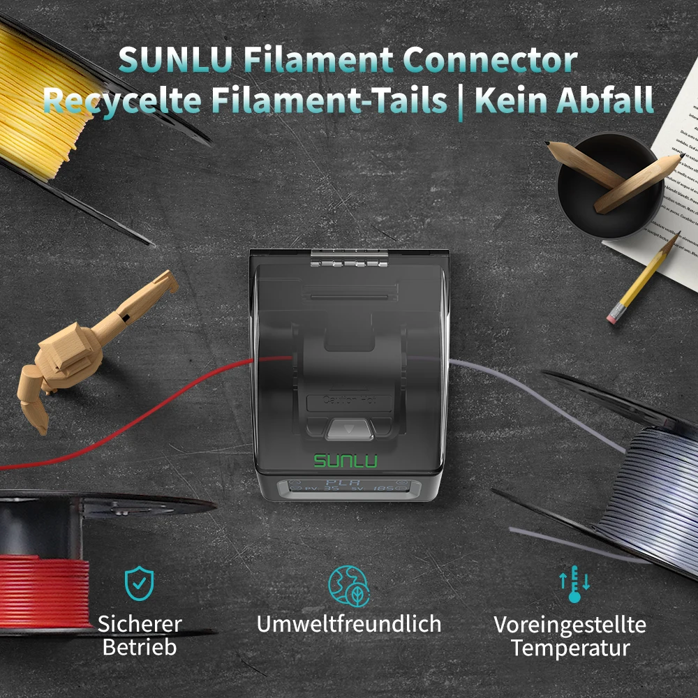 Sunlu fc01 מחבר עבור 1.75 מ 