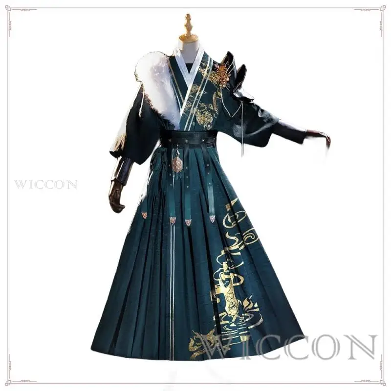 Anime Game Genshin Impact Xiao Feiyufu Anime Derived Cosplay Costumes Guardian Yaksha Conqueror of Demons Xiao Liyue Cosplay Set