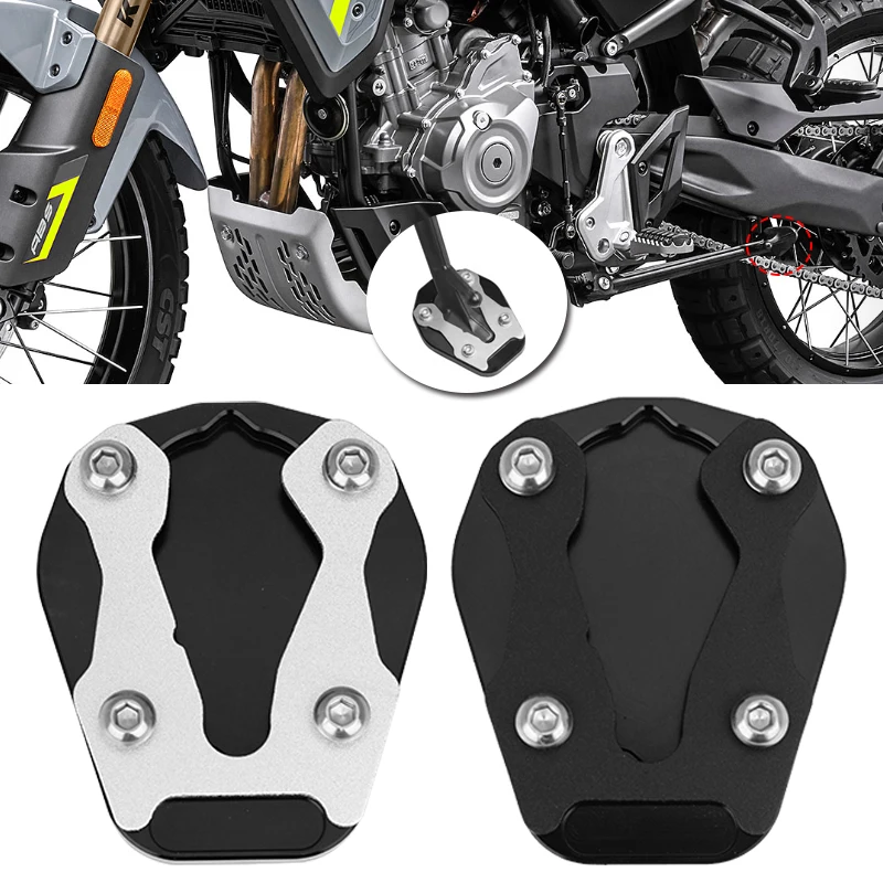 

CNC Kickstand Extension Foot Side Stand Enlarge Plate Pad Fit For CFMOTO 450MT 450 MT 2024 2025 Accessories