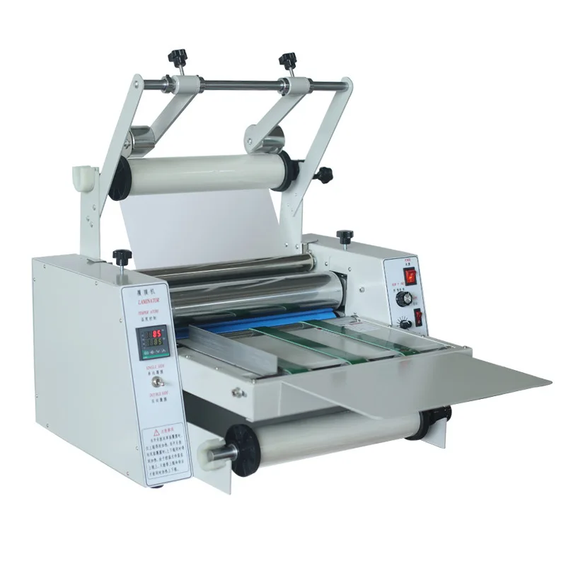 냉온 스틸 롤러용 싱글 및 듀얼 라미네이팅 기계, 안티 크림프 트리머 벨트 피드 라미네이팅 기계