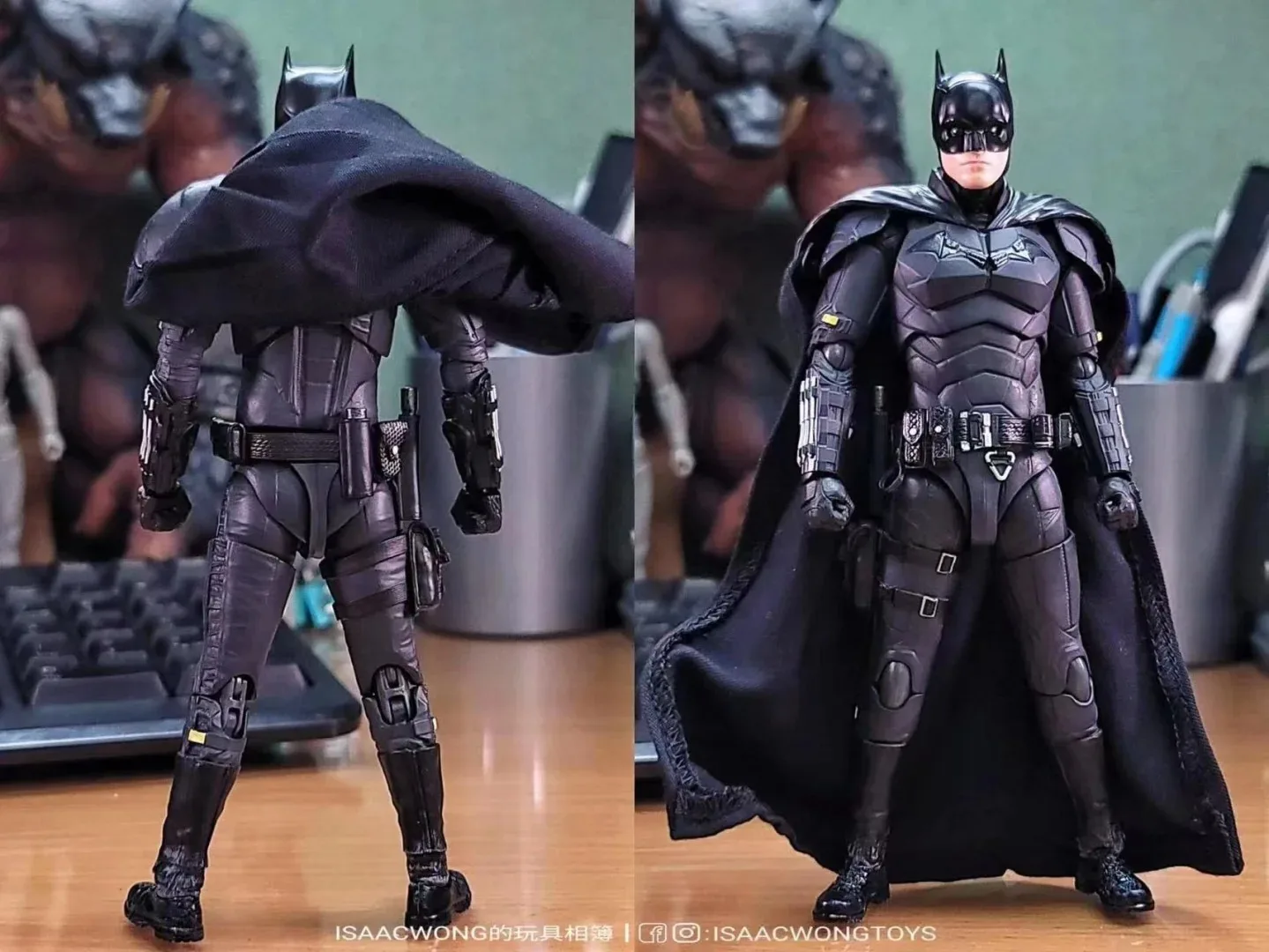 جديد الأصلي بانداي S.H.Figuarts باتمان 155 مللي متر Shf عمل أرقام جمع أنيمي 2022 روبرت باتينسون باتمان لعبة نموذج #6