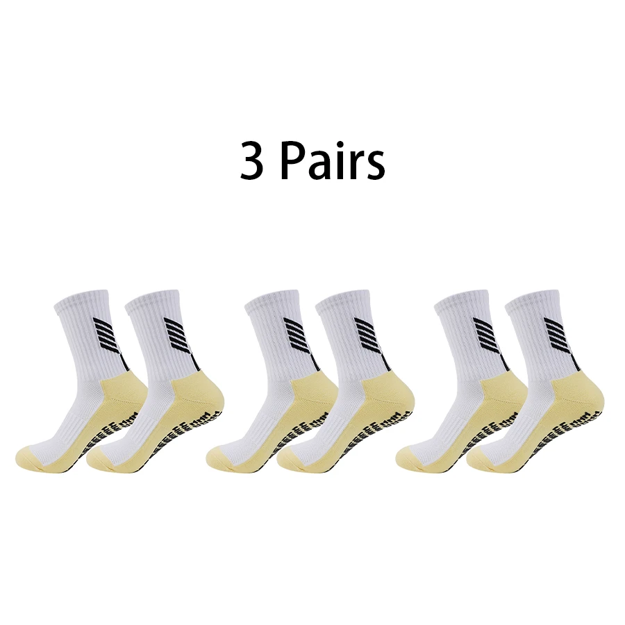 

3 Pairs Men Football Socks Outdoor Sports Socks For Teenagers Breathable Women Yoga Sock Grip Soccer Socks Training Socks floor