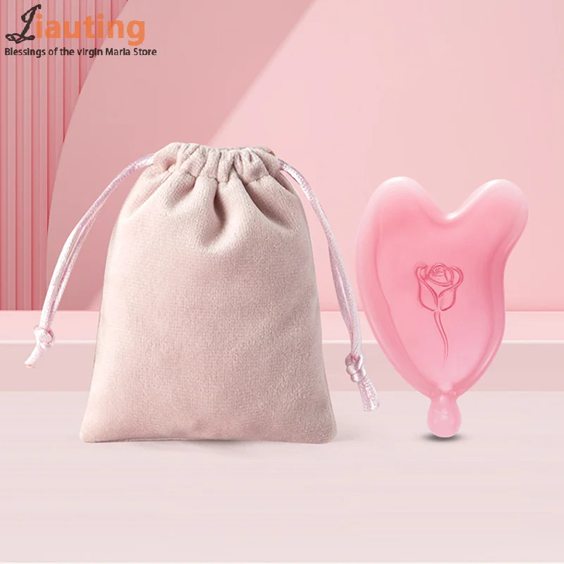 

Face Lifting Guasha Resin Scraping Massage Facial Scraper Tool Eye SPA Massage Plate Reduce Puffiness Nose Lifting Face Massager