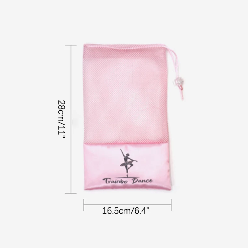 1PC Pouches Satin Ballet Shoe Bag Dance Shoes Pouch Pink White Dance Bag Shoes Storage Pouch Ballet Organizer Handbag Bags