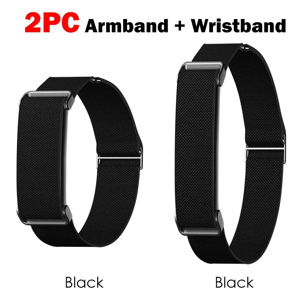 1–2 Stück Nylonband für Google Fitbit Air Strap Biceps Strap Fitness Tracker Ersatzband, verstellbar für Google Fitbit Air Band