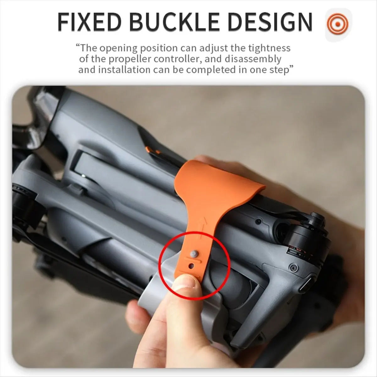 AT42  for Air 3S Fixing Straps Drone Blade Holder Wing Protective Mount Strap for Air 3 Drone Accessories Grey