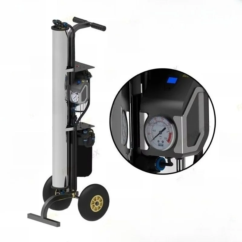 Outdoor cleaning solar panel reverse osmosis water filtration system portable water system