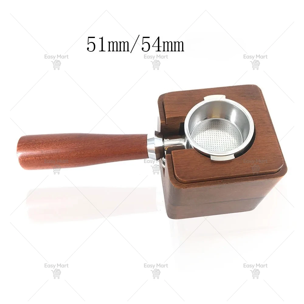 Coffee Bottomless Handle Bracket Coffee Machine Accessories Handle Powder Pressing Bracket Base