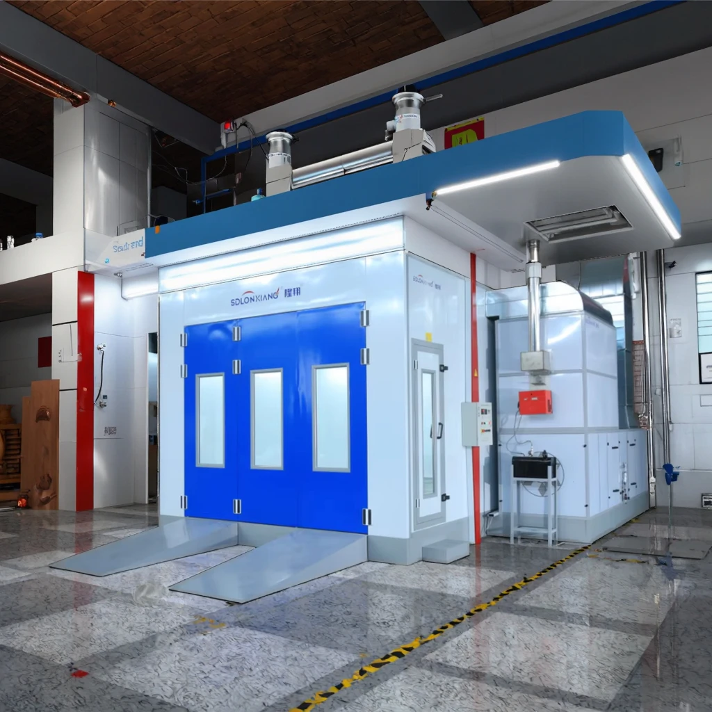 Precision Power Performance Professional-Grade Dual-Energy Spray Booth  Heating Centrifugal Fans LED Lighting 39KW Power
