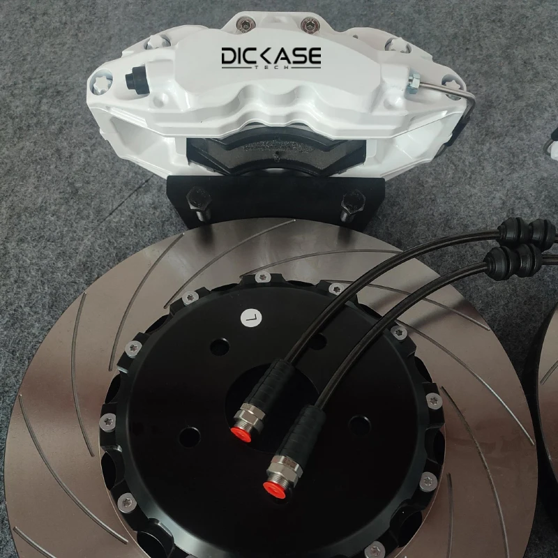 DICASE 6 Pot Big Brake Caliper Kits Aviation Aluminum Alloy 355mm 363mm Disc Rotor for Nissan Patrol Y62 2020