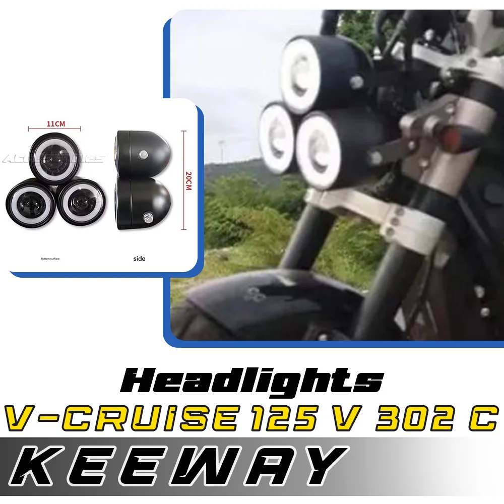 

For KEEWAY V-CRUISE 125V 302C headlight modification Benda Graystone V-CRUISE 125V 302C