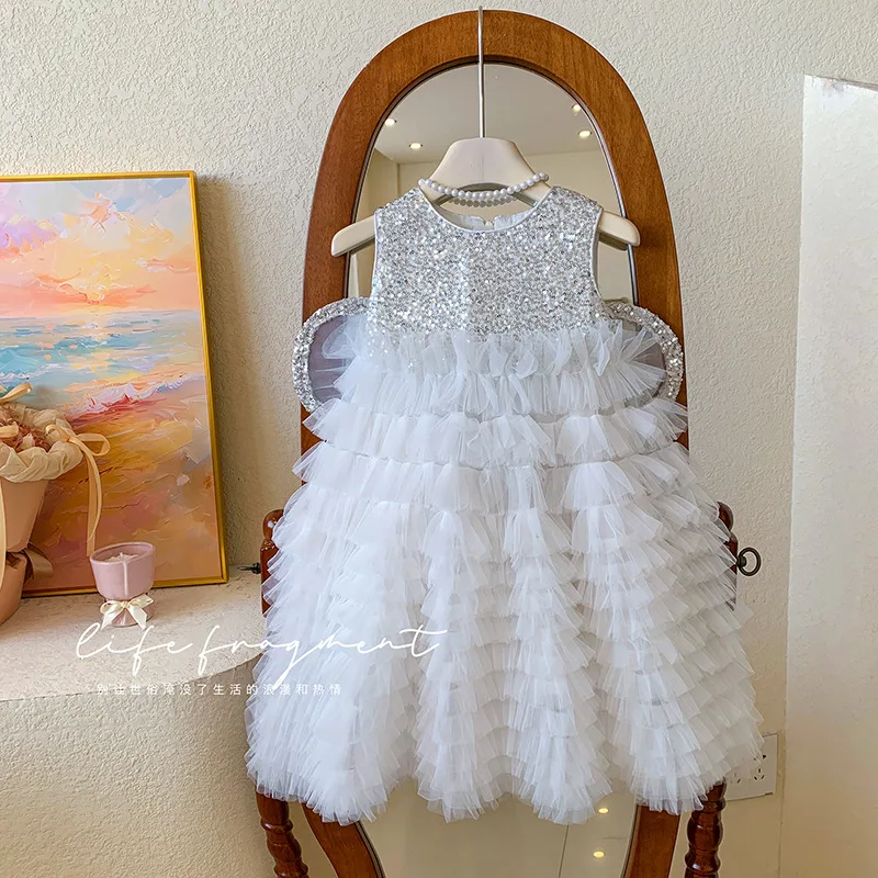 Toddler girls Sweet summer dress children clothing new style girls dresses fashion 2