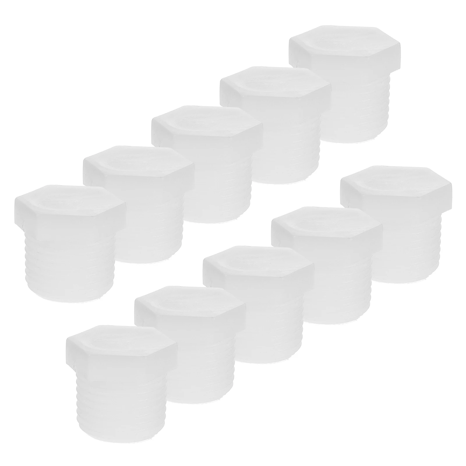 

12 Pcs RV Drain Plug Heater Water Camper Cap Fitting Hot Pvc Plastic Hole Cover