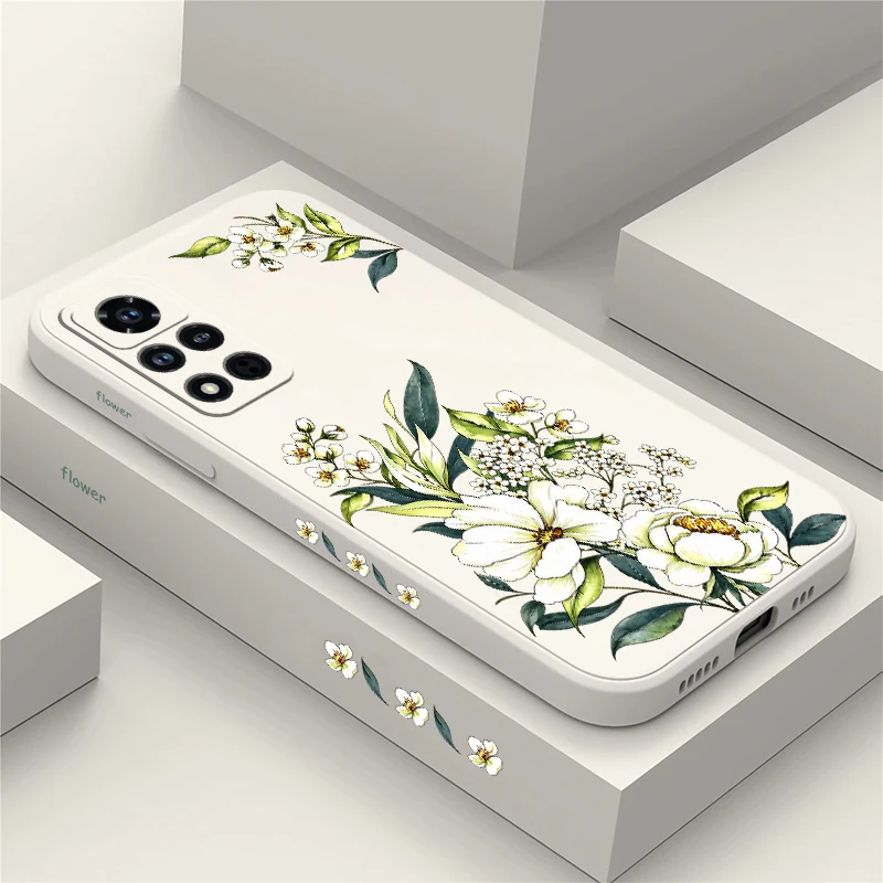 Colorful Pretty Flowers Phone Case For Honor 600 Pro 500 400 200 Smart 50 SE 70 Lite 20 9C 9X Pro Drop Resistant Soft Cover Capa